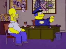 "So, I'll just type it up on my invisible typewriter!", -"The Springfield Files"