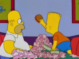 "It's your window to weight gain!", -"King-Size Homer"