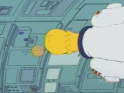 Homer Eating Potato Chips, -"Deep Space Homer"